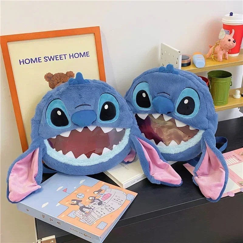 MINISO Stitch See-through Bag Plush Doll Backpack Girls Large Capacity Cute Funny Backpack Anime Kawaii Cartoon Best Gift
MINISO Stitch See-through Bag Plush Doll Backpack Girls Large Capacity Cute Funny Backpack Anime Kawaii Cartoon Best Gift
