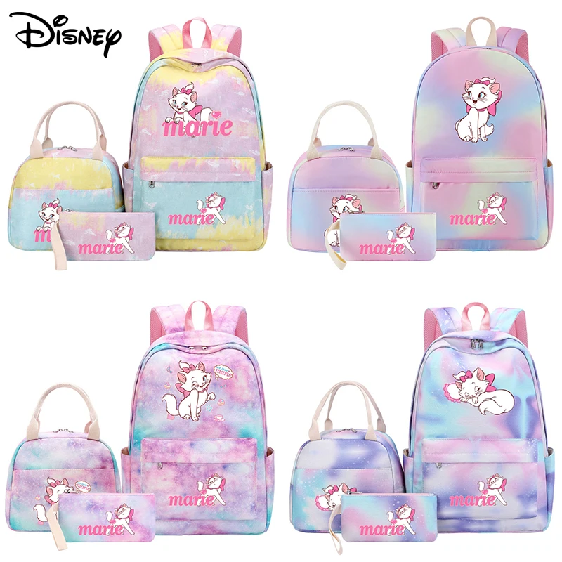 3Pcs/set Disney Marie Cat Anime Student Backpack Children Zipper School Bag Lunch Bag Cute Pencil Bag Outdoor Travel Bag Gift
3Pcs/set Disney Marie Cat Anime Student Backpack Children Zipper School Bag Lunch Bag Cute Pencil Bag Outdoor Travel Bag Gift