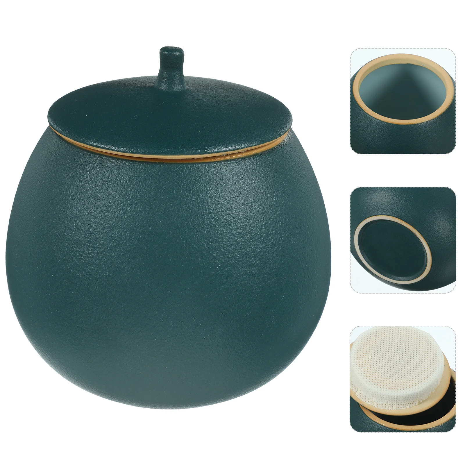Ceramic Pot Tea Leaves Canister Candy Jar Food Containers with Lids Storage Jars for Loose Coffee Cookie
Ceramic Pot Tea Leaves Canister Candy Jar Food Containers with Lids Storage Jars for Loose Coffee Cookie