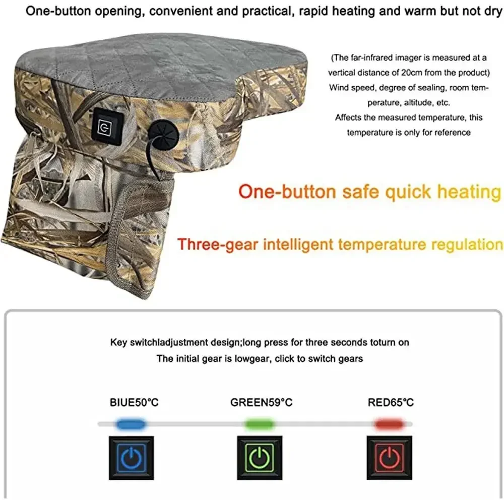 Cushion Sponge Portable Upholstered Seats Stadium Waterproof Camping Hunting Heated Seat Outdoor Lightweight for
Cushion Sponge Portable Upholstered Seats Stadium Waterproof Camping Hunting Heated Seat Outdoor Lightweight for