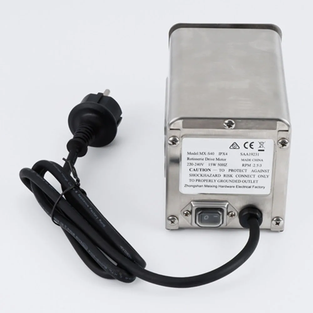 Powerful BBQ Grill Motor 15W Motor Power Supports Heavy Loads Perfect Balance Ideal for Outdoor Parties and Barbecues
Powerful BBQ Grill Motor 15W Motor Power Supports Heavy Loads Perfect Balance Ideal for Outdoor Parties and Barbecues