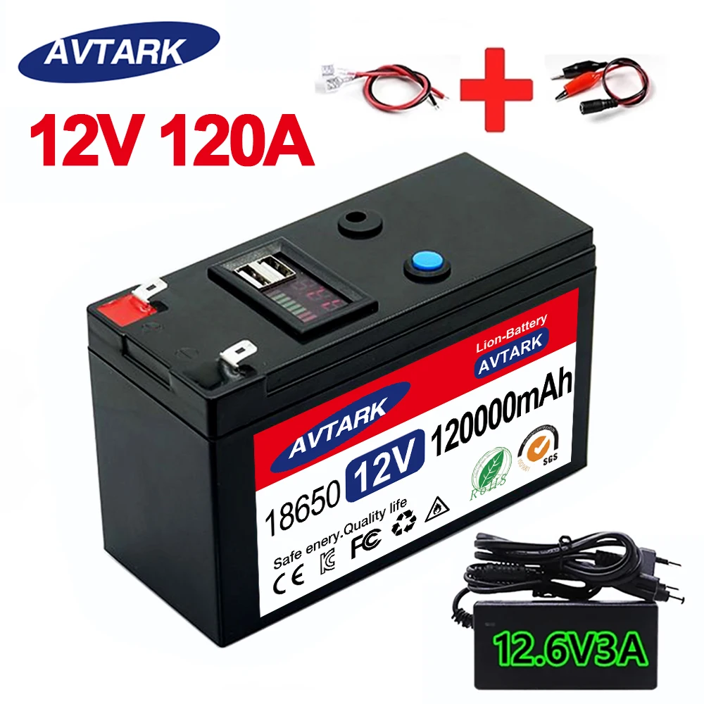 Brand new sprayer 12V 120Ah 3S6P volt built-in high current 30A BMS 18650 lithium battery pack for electric vehicle battery
Brand new sprayer 12V 120Ah 3S6P volt built-in high current 30A BMS 18650 lithium battery pack for electric vehicle battery