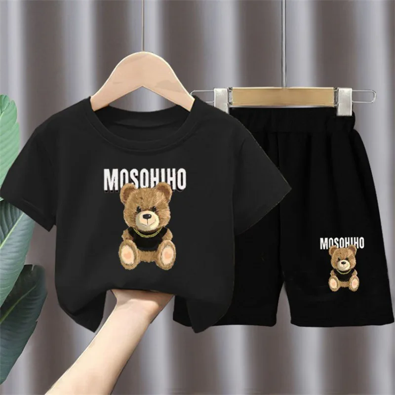 Summer Baby Girl Boy Clothes Set Kid Cartoon Bear T-Shirts Shorts Suit Children Short Sleeve O Neck Top and Bottom 2 Pieces Set
Summer Baby Girl Boy Clothes Set Kid Cartoon Bear T-Shirts Shorts Suit Children Short Sleeve O Neck Top and Bottom 2 Pieces Set