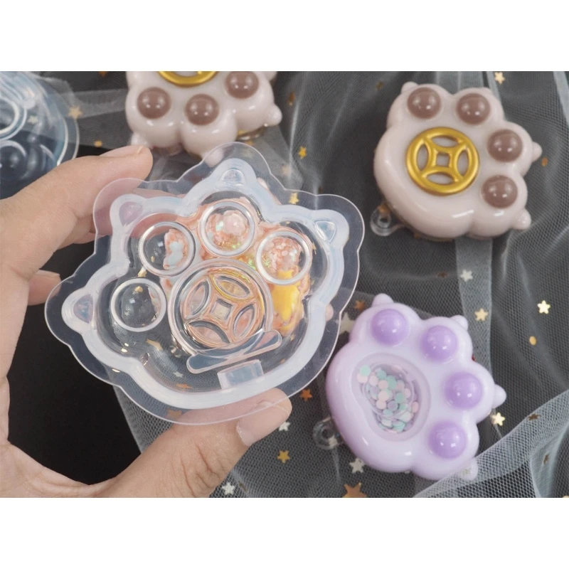 Cat Paw Resin Shaker Molds Handmade Pendant Decoration Silicone Molds Keychain Mold Easy to Clean
Cat Paw Resin Shaker Molds Handmade Pendant Decoration Silicone Molds Keychain Mold Easy to Clean