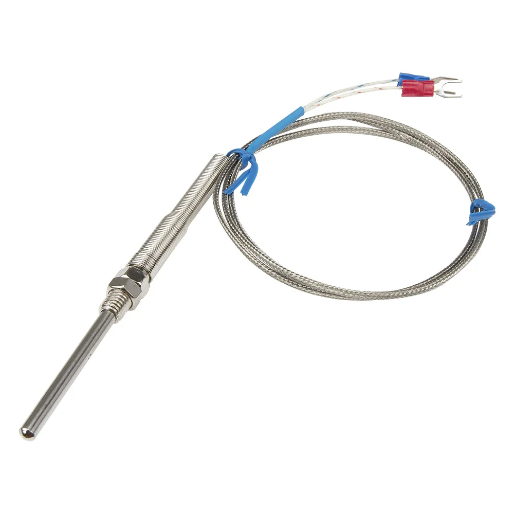 

FTARP07 K type 1m cable 50mm probe head thermocouple temperature sensor M8 thread CA-187