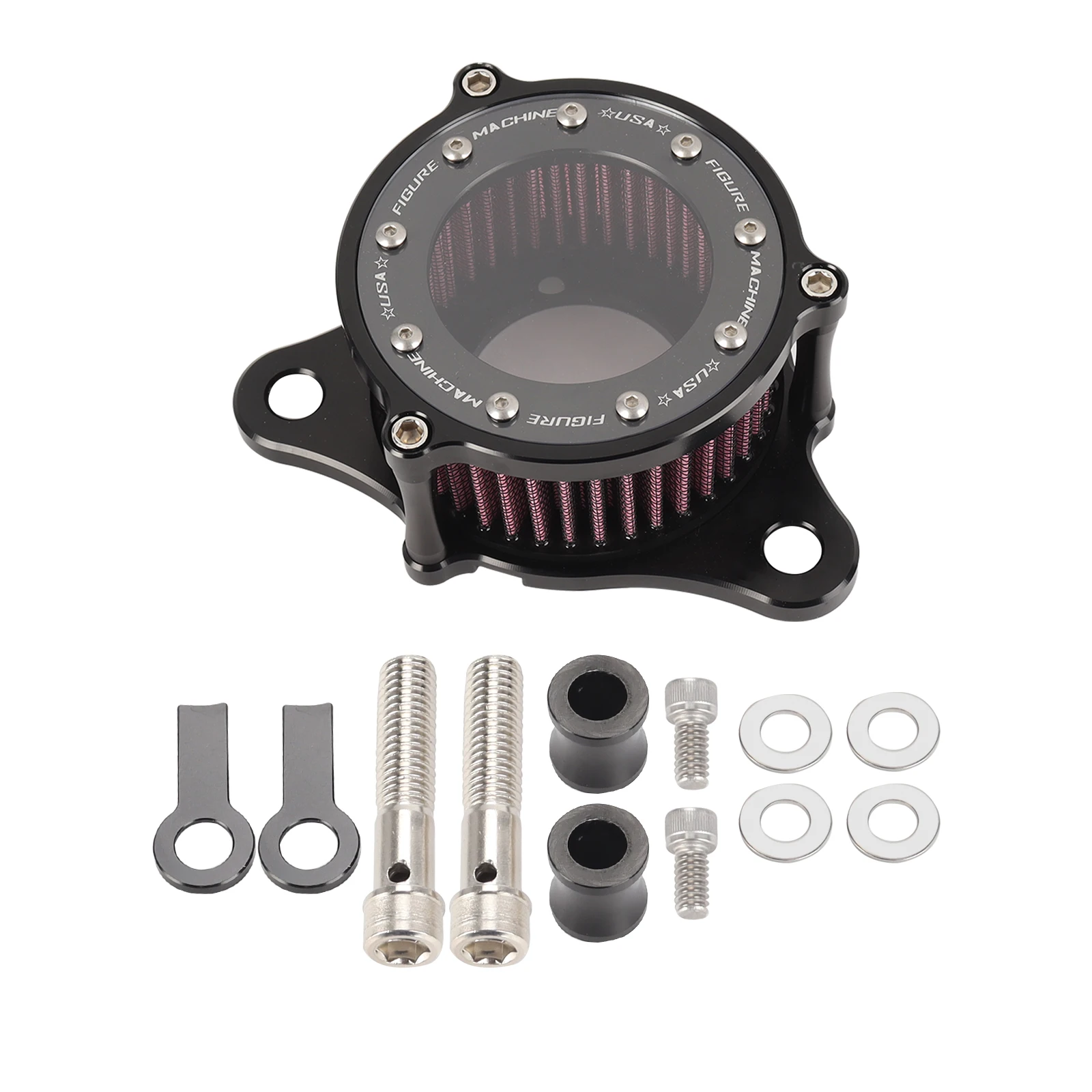 Motorcycle Air Filter Cleaner Intake System Kit CNC For Harley Sportster XL883 XL1200 Iron 883 48 72 1991-2021 Accessories Motorcycle Air Filter Cleaner Intake System Kit CNC For Harley Sportster XL883 XL1200 Iron 883 48 72 1991-2021 Accessories