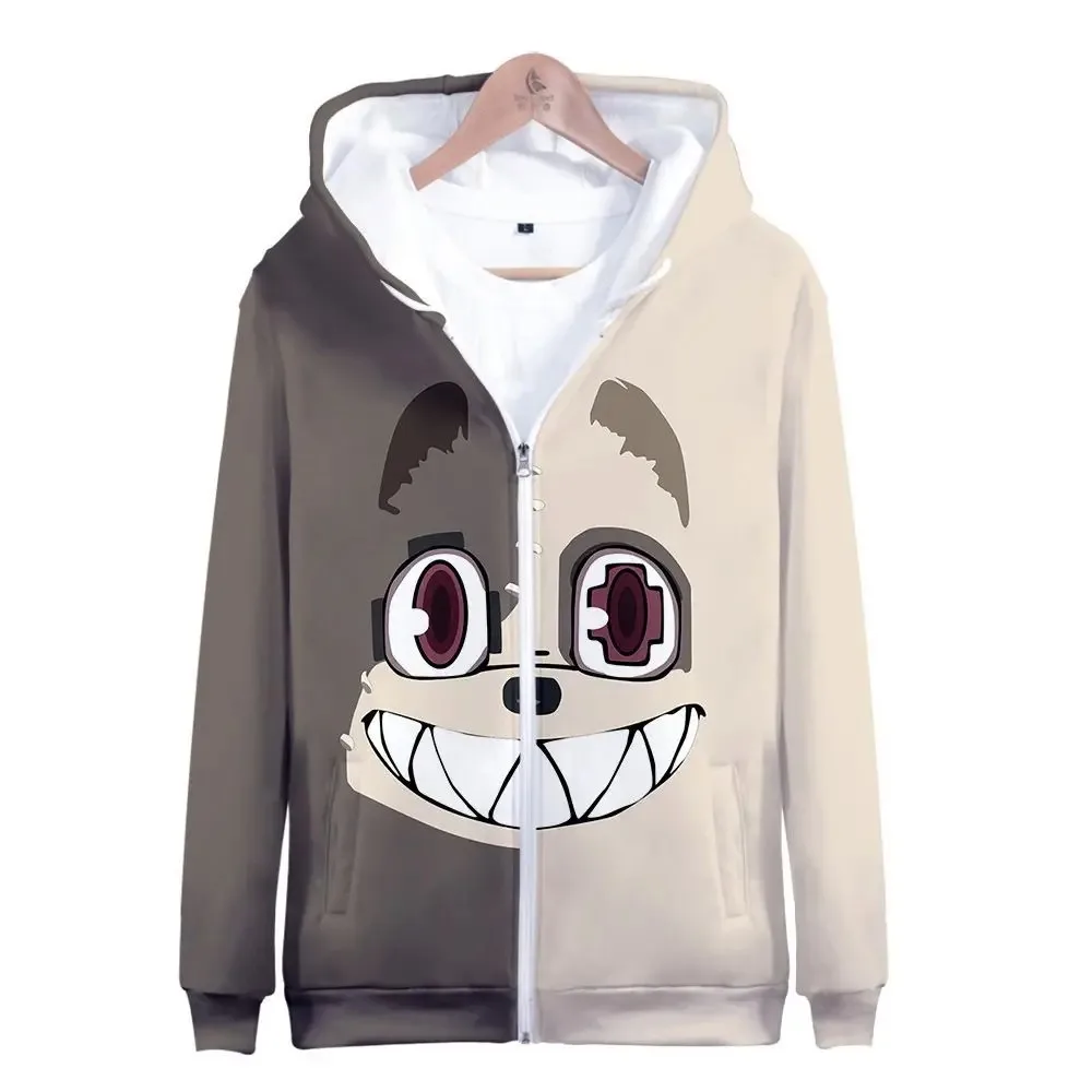 

Winter Mens Jackets and Coats Anime Gleipnir Shuichi Kagaya 3D Hoodie Fleece Zipper Hooded Sweatshirt Outwear Cosplay Costume