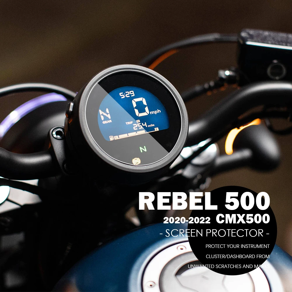 

Motorcycle Instrument Protector Film for Honda Rebel500 2020-2022 CMX 500 Accessories TFT LCD Scratch Cluster Screen Rebel CM500