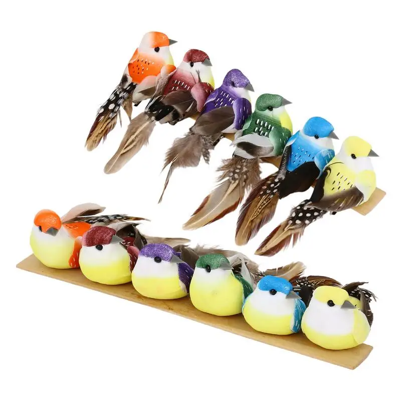 Fake Bird Decor Realistic Clip on Feather Birds Ornaments 12 Pieces Garden Flower Arrangements Wedding Decor and Christmas Tree
Fake Bird Decor Realistic Clip on Feather Birds Ornaments 12 Pieces Garden Flower Arrangements Wedding Decor and Christmas Tree