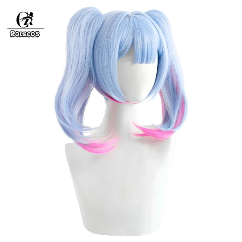 ROLECOS Synthetic Hair Vocaloid Rabbit Hole Ponytail Cosplay Wigs 35cm Short Straight Blue Mixed Pink Cos Hair
ROLECOS Synthetic Hair Vocaloid Rabbit Hole Ponytail Cosplay Wigs 35cm Short Straight Blue Mixed Pink Cos Hair