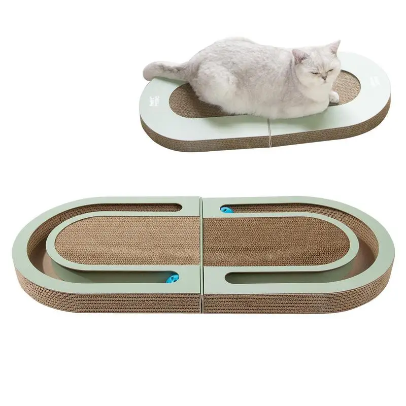 Folding Cat Scratcher Kitten Cat Scratching Board Reversible Interactive Cat Toy Cat Scratching Pad With Chasing Bells supplies
Folding Cat Scratcher Kitten Cat Scratching Board Reversible Interactive Cat Toy Cat Scratching Pad With Chasing Bells supplies