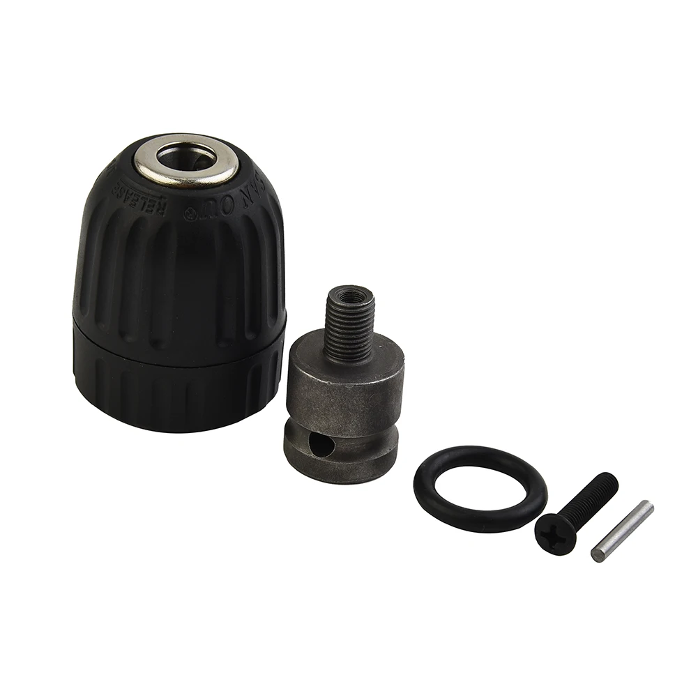 Durable 0.8-10mm 3/8-24UNF Drill Bit Drill Chuck For Impact Drill Hread Drill Bit Keyless Socket Adaptor Black
Durable 0.8-10mm 3/8-24UNF Drill Bit Drill Chuck For Impact Drill Hread Drill Bit Keyless Socket Adaptor Black