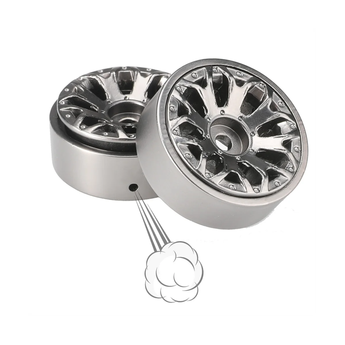 4Pcs 124G 1.0 Metal Beadlock Wheel Hub for Axial SCX24 AX24 Traxxas TRX4M FMS FCX24 1/18 1/24 RC Crawler Car Parts,2
4Pcs 124G 1.0 Metal Beadlock Wheel Hub for Axial SCX24 AX24 Traxxas TRX4M FMS FCX24 1/18 1/24 RC Crawler Car Parts,2