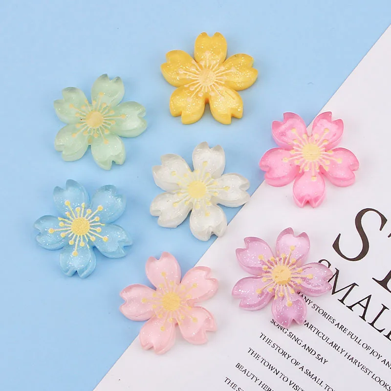 20pcs Flower Flat Back Resin Cabochon Transparent Sakura Flowers Button for Scrapbook Craft DIY Miniature Dollhouse Accessories
20pcs Flower Flat Back Resin Cabochon Transparent Sakura Flowers Button for Scrapbook Craft DIY Miniature Dollhouse Accessories