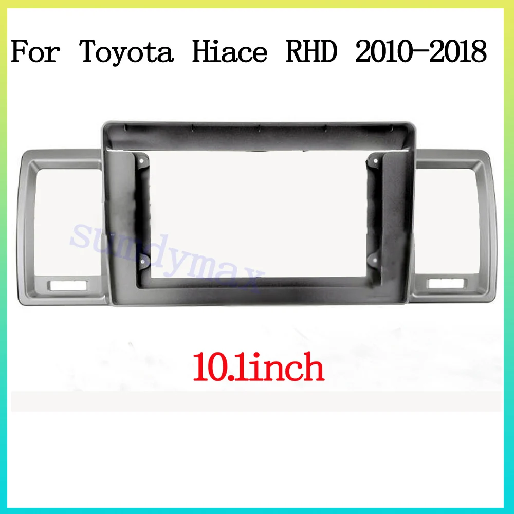 

10,1 дюймовая рамка для автомобильной стереосистемы, адаптер, крышка, HD сенсорный экран, радио, рама для приборной панели для Toyota Hiace GL RHD 2013-2018, автомобильная панель