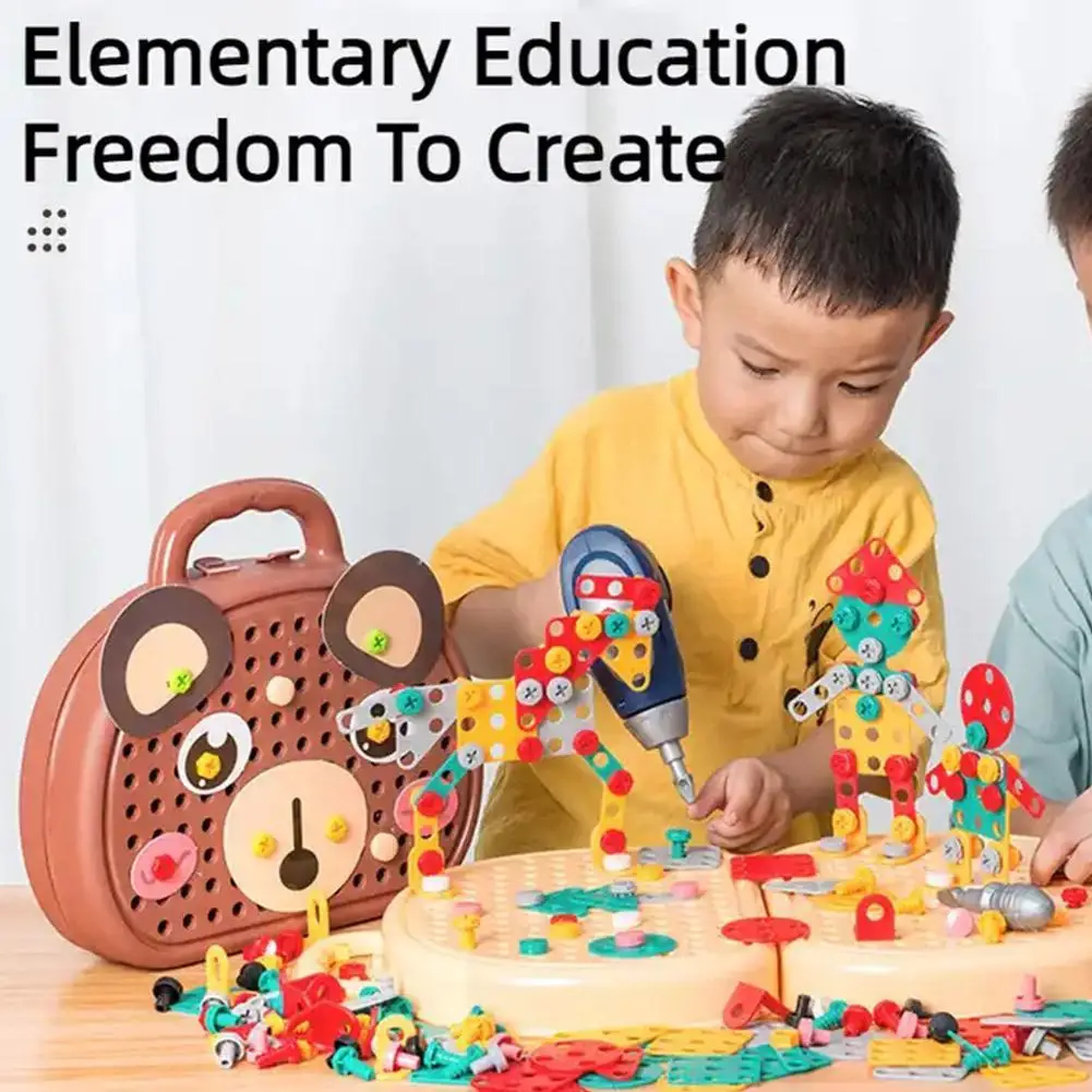 Simulation Screw Assembly Block Toy For Kids Boy Repair Toolbox Nut Assemble Disassembly Blocks Educational Game Children's Gift
Simulation Screw Assembly Block Toy For Kids Boy Repair Toolbox Nut Assemble Disassembly Blocks Educational Game Children's Gift