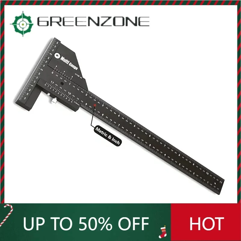Multi Woodworking Sliding Gauge Aluminum Alloy Scribe Ruler Depth Gauge T-Square Scribing Measuring Tools Marking Gauge T Ruler
Multi Woodworking Sliding Gauge Aluminum Alloy Scribe Ruler Depth Gauge T-Square Scribing Measuring Tools Marking Gauge T Ruler
