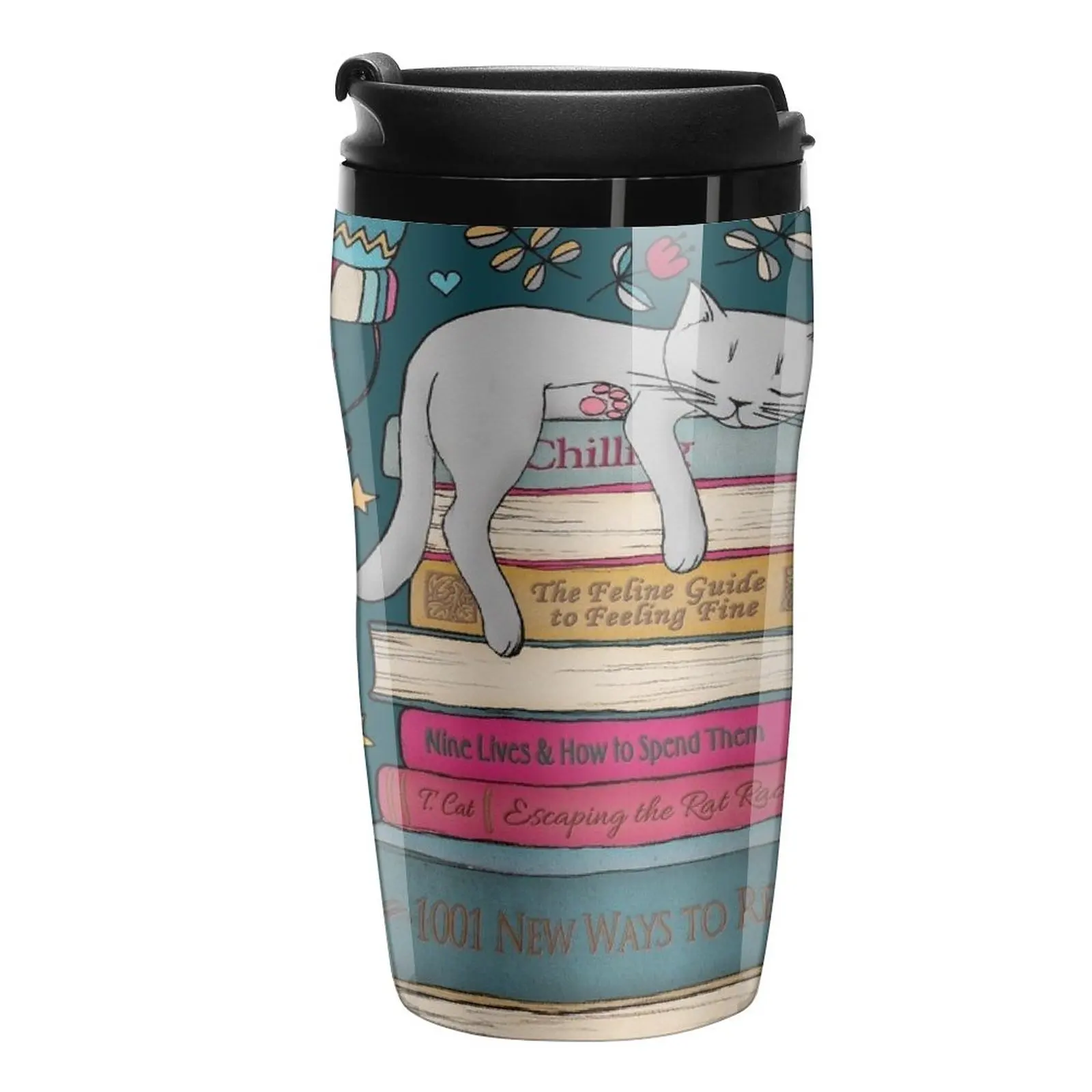 

New How to Hygge Like a Cat Travel Coffee Mug Game Coffee Cups Luxury Coffee Cup