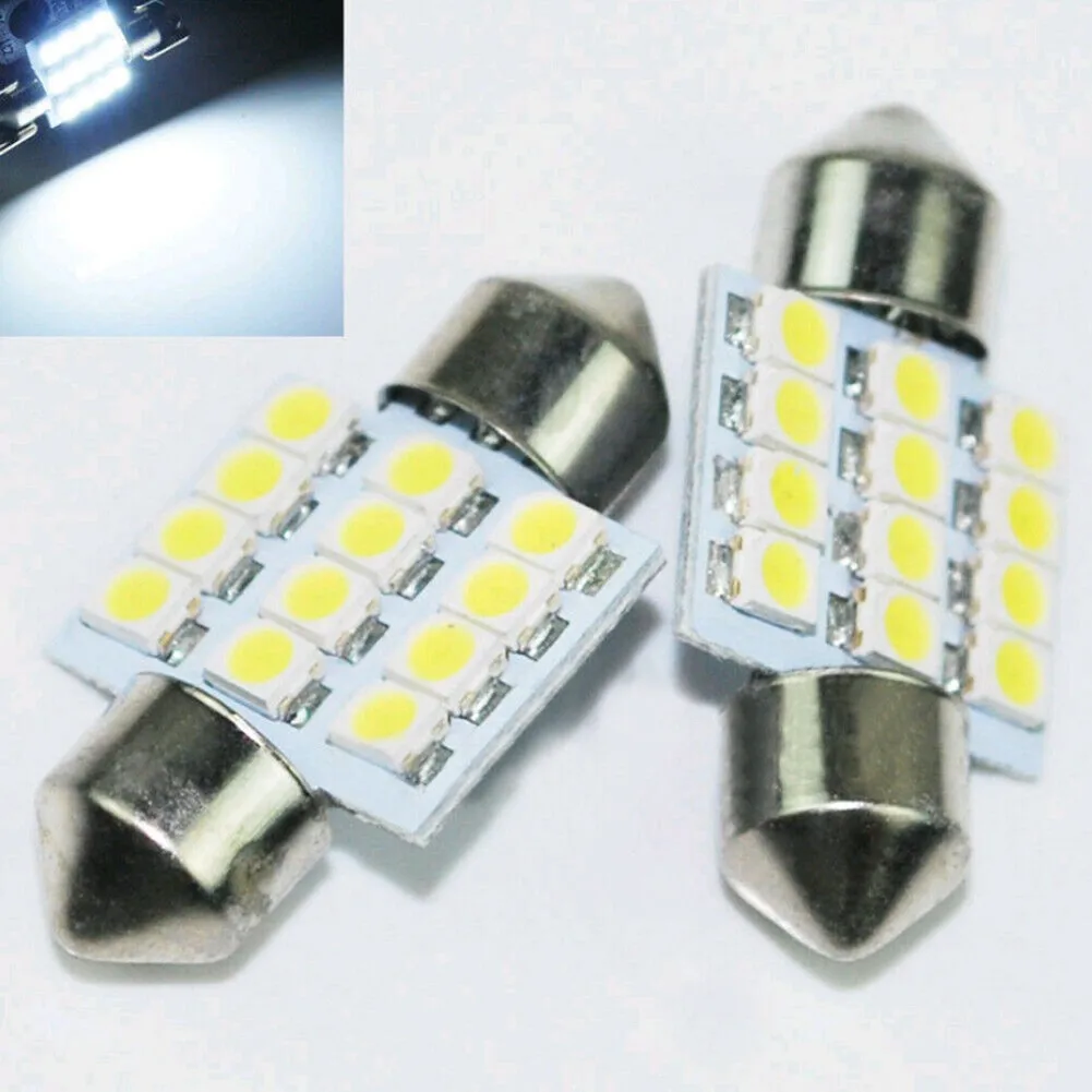 Interior Light License Plate Light Cargo Trunk 2PCS 31mm/1.25\" Bulbs Car Festoon Interior Super Bright 12-SMD
Interior Light License Plate Light Cargo Trunk 2PCS 31mm/1.25\" Bulbs Car Festoon Interior Super Bright 12-SMD