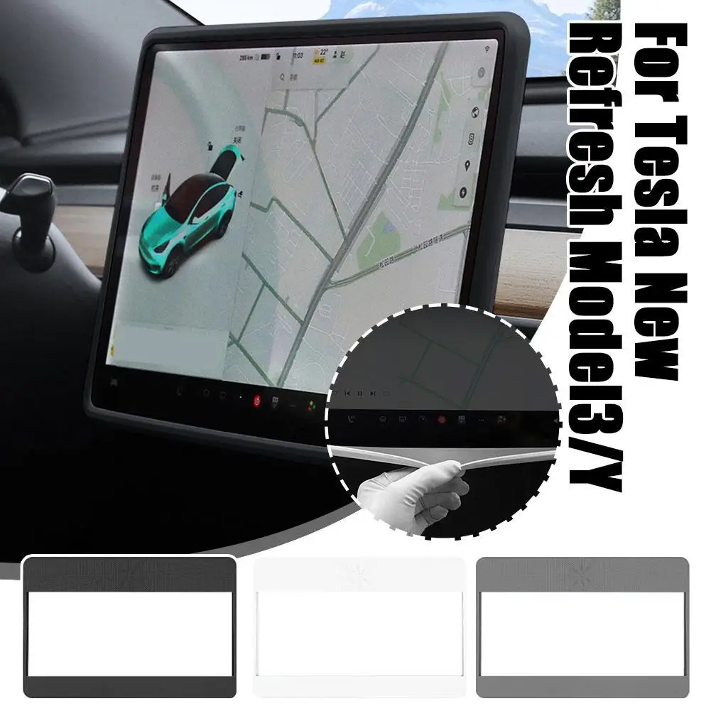 Silicone Frame For Tesla New Refresh Model3/Y Central Navigation Plaid Screen Protector Accessories New 2024 I5G9
Silicone Frame For Tesla New Refresh Model3/Y Central Navigation Plaid Screen Protector Accessories New 2024 I5G9