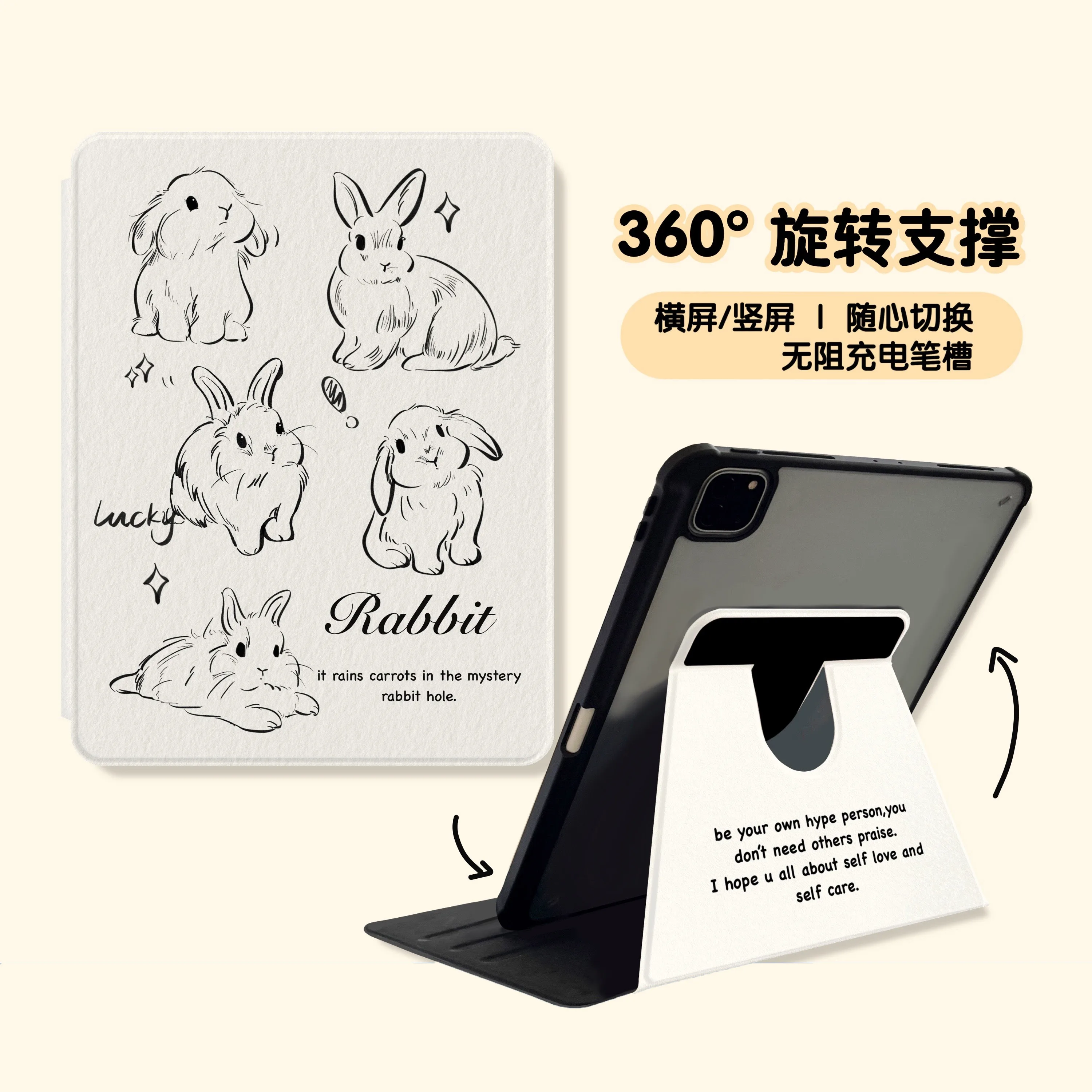 Cute rabbit protective shell For iPad 5th 6th 7th 8th 9th 10th Generation Case Mini 6 2021 Pro 11 12.9 inch case Air 5 4 3 Cover
Cute rabbit protective shell For iPad 5th 6th 7th 8th 9th 10th Generation Case Mini 6 2021 Pro 11 12.9 inch case Air 5 4 3 Cover