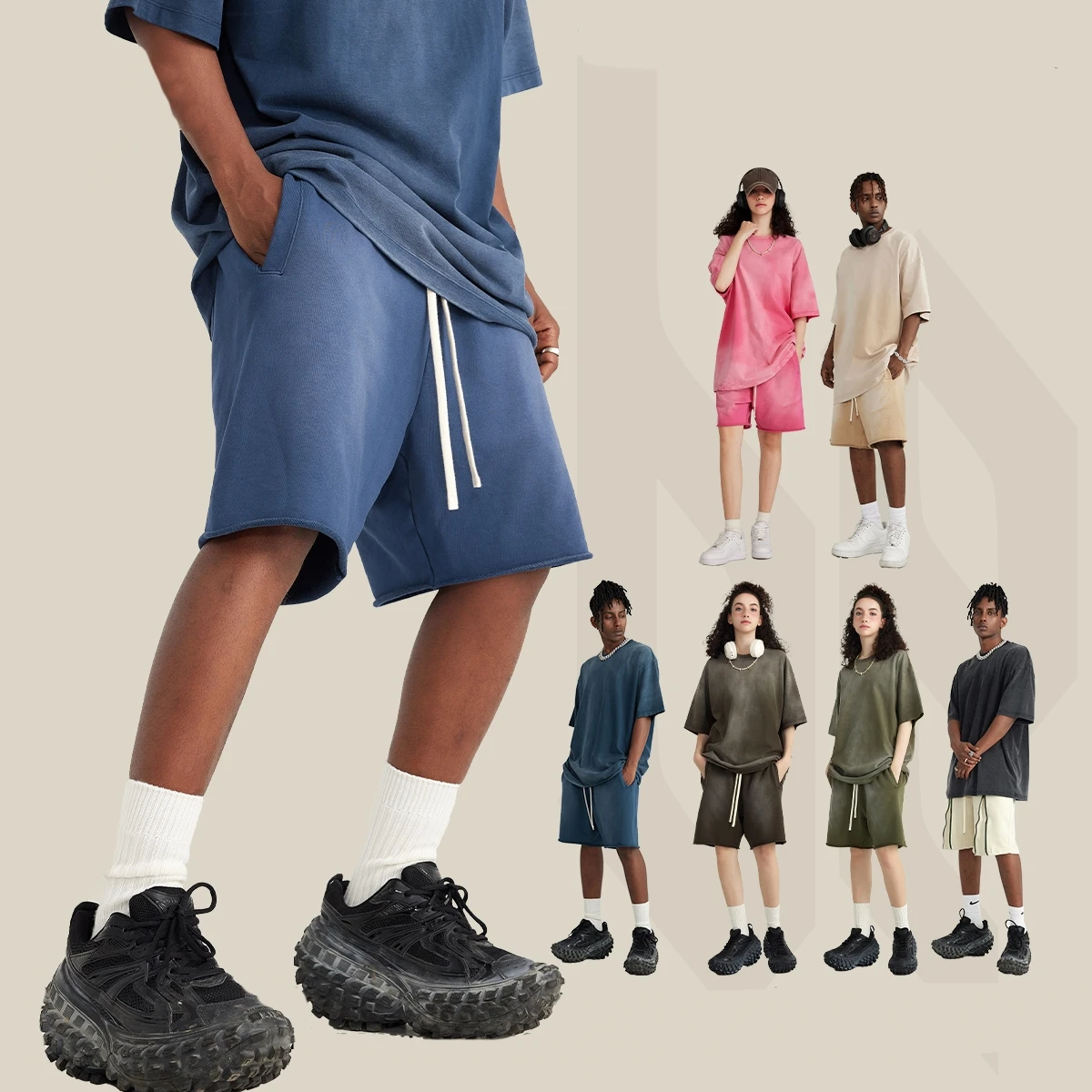 Хип-хоп лидер Крупногабаритные снежные граффити однотонные Канье Уэста мужские хлопковые винтажные спортивные треки для фитнеса баскетбольные шорты
Хип-хоп лидер Крупногабаритные снежные граффити однотонные Канье Уэста мужские хлопковые винтажные спортивные треки для фитнеса баскетбольные шорты