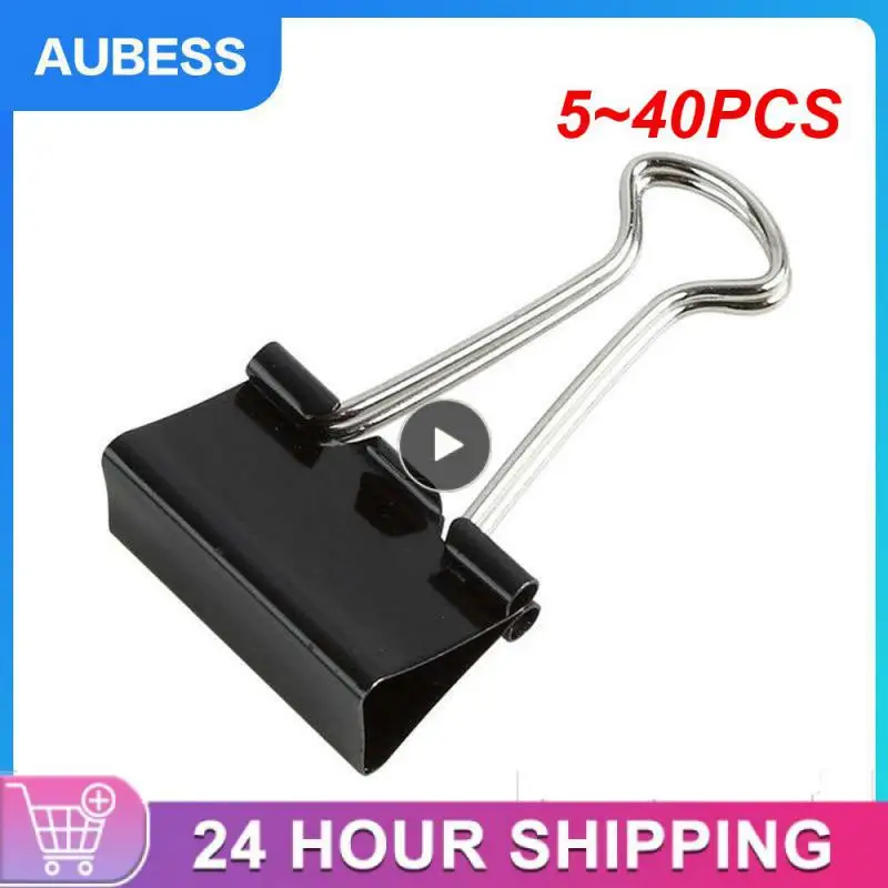 Зажимы для бумаги черные металлические, 5-40 шт.
Зажимы для бумаги черные металлические, 5-40 шт.