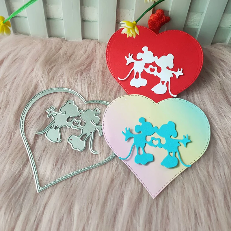 New Hearts Mice metal cutting die mould scrapbook decoration embossed photo album decoration card making DIY big handicrafts
New Hearts Mice metal cutting die mould scrapbook decoration embossed photo album decoration card making DIY big handicrafts