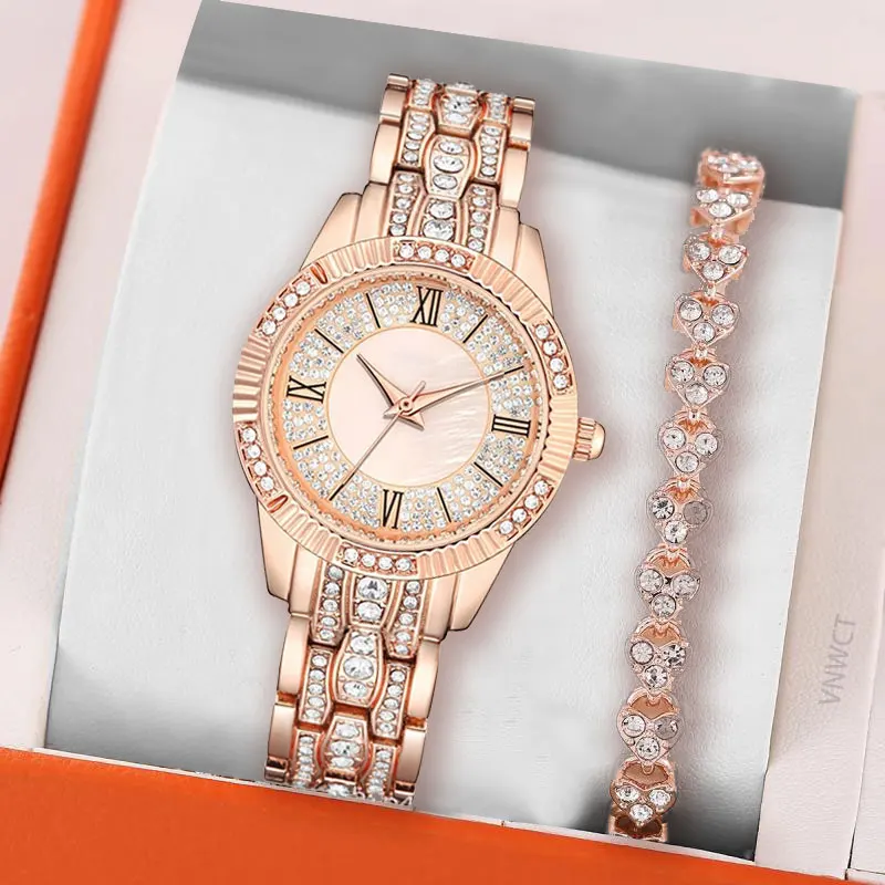 Luxury Women Quartz Watch Bracelet Diamonds Analog Quartz Watches Fashion No Scale Wristwatch Female Clock Zegarek Damski
Luxury Women Quartz Watch Bracelet Diamonds Analog Quartz Watches Fashion No Scale Wristwatch Female Clock Zegarek Damski