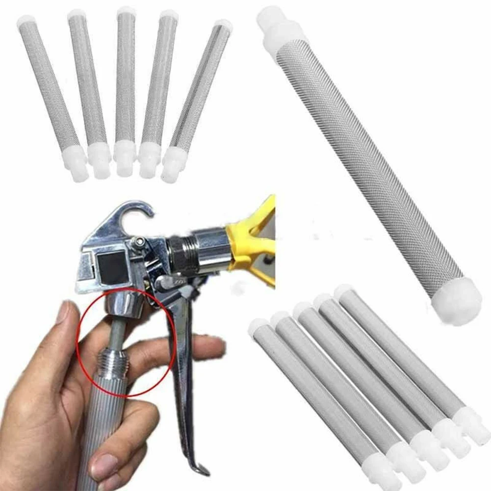 5/10pcs 50 Mesh Airless Spray Filter Stainless Steel Paint Spraygun Filter Removes Dirt Reduces Nozzle Clogging Spraygun Access
5/10pcs 50 Mesh Airless Spray Filter Stainless Steel Paint Spraygun Filter Removes Dirt Reduces Nozzle Clogging Spraygun Access