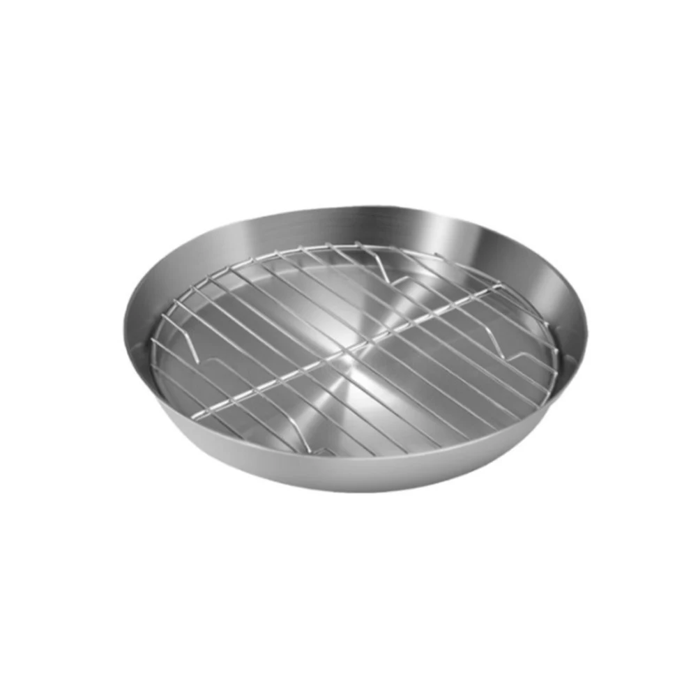 BBQ Tray Bottom Tray With Grid Rack 1pc 304 Stainless Steel Removable Round Silver Color Kitchen Tool Brand New
BBQ Tray Bottom Tray With Grid Rack 1pc 304 Stainless Steel Removable Round Silver Color Kitchen Tool Brand New