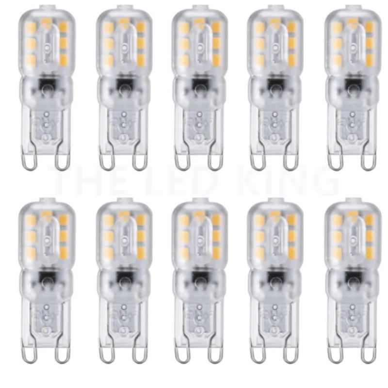 

6pcs/lot G9 Led bulb 3W 5W 7W 9W AC 220V G4 LED Lamp AC 220V DC 12V Spotlight Chandelier Lighting Replace Halogen Lamp For Home