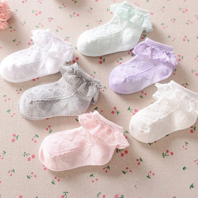 New Cotton Eyelet Flower Socks Toddler Baby Child Girls Ruffle Lace Ankle Cotton Dress Socks Princess Summer Accesorio Bebe
New Cotton Eyelet Flower Socks Toddler Baby Child Girls Ruffle Lace Ankle Cotton Dress Socks Princess Summer Accesorio Bebe