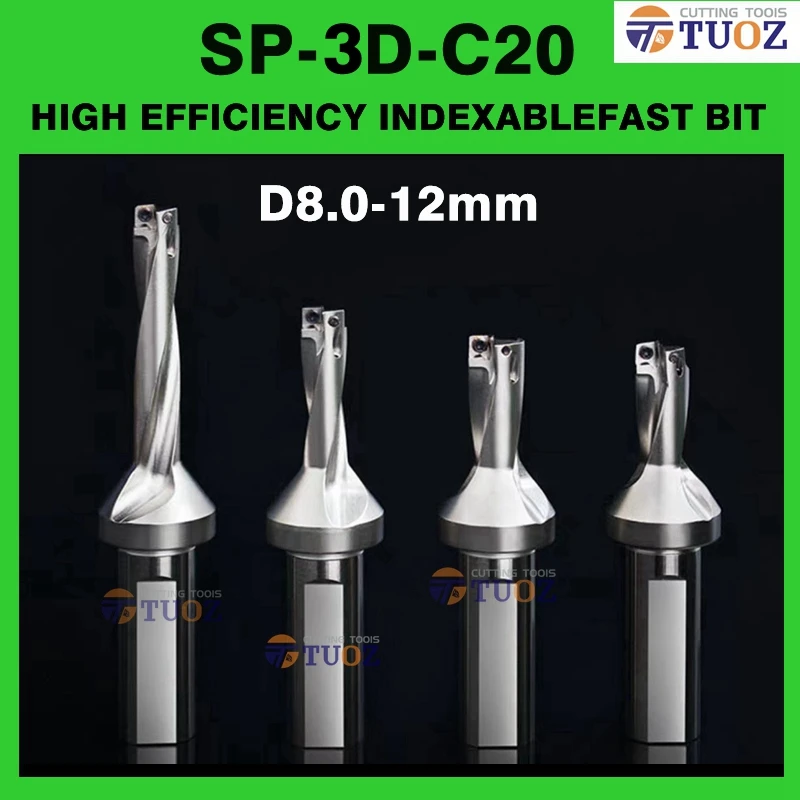 SP C20 Series High Efficiency Indexablefast Bit Drill Bites 8 8.5 9 9.5 10mm 8-12mm Depth 3D U Drill Machinery Lathes CNC Water
SP C20 Series High Efficiency Indexablefast Bit Drill Bites 8 8.5 9 9.5 10mm 8-12mm Depth 3D U Drill Machinery Lathes CNC Water