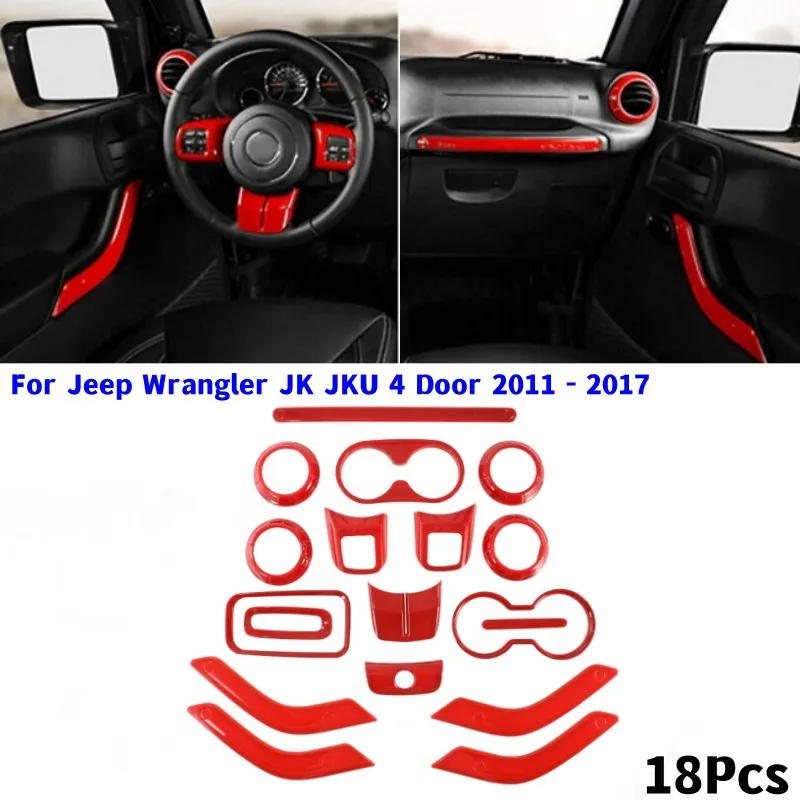 18 шт./набор, декоративные наклейки для Jeep Wrangler JK JKU 4 Door 2011-2017
18 шт./набор, декоративные наклейки для Jeep Wrangler JK JKU 4 Door 2011-2017