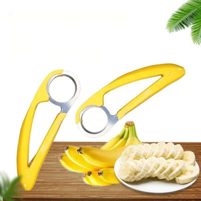Stainless Steel Banana Slicer Banana Fruit Slicer Ham Sausage Cutting Fruit Knife Banana Cutting Tool
Stainless Steel Banana Slicer Banana Fruit Slicer Ham Sausage Cutting Fruit Knife Banana Cutting Tool