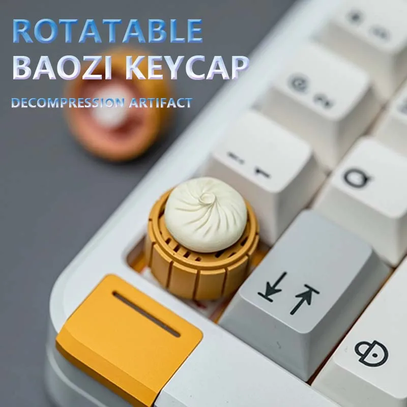Creative Decompression Rotating Steamed Stuffed Bun Key Cap Cherry Mx Switch Cross Shaft R4 ESC Game Machine Keyboard Key Cap
Creative Decompression Rotating Steamed Stuffed Bun Key Cap Cherry Mx Switch Cross Shaft R4 ESC Game Machine Keyboard Key Cap