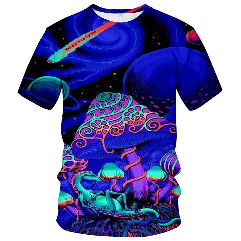 Novel Mushroom Pattern 3D Printing Tie Dyed Men's and Women's Harajuku Fashion Street Children's Clothing Short Sleeve T-shirt.
Novel Mushroom Pattern 3D Printing Tie Dyed Men's and Women's Harajuku Fashion Street Children's Clothing Short Sleeve T-shirt.