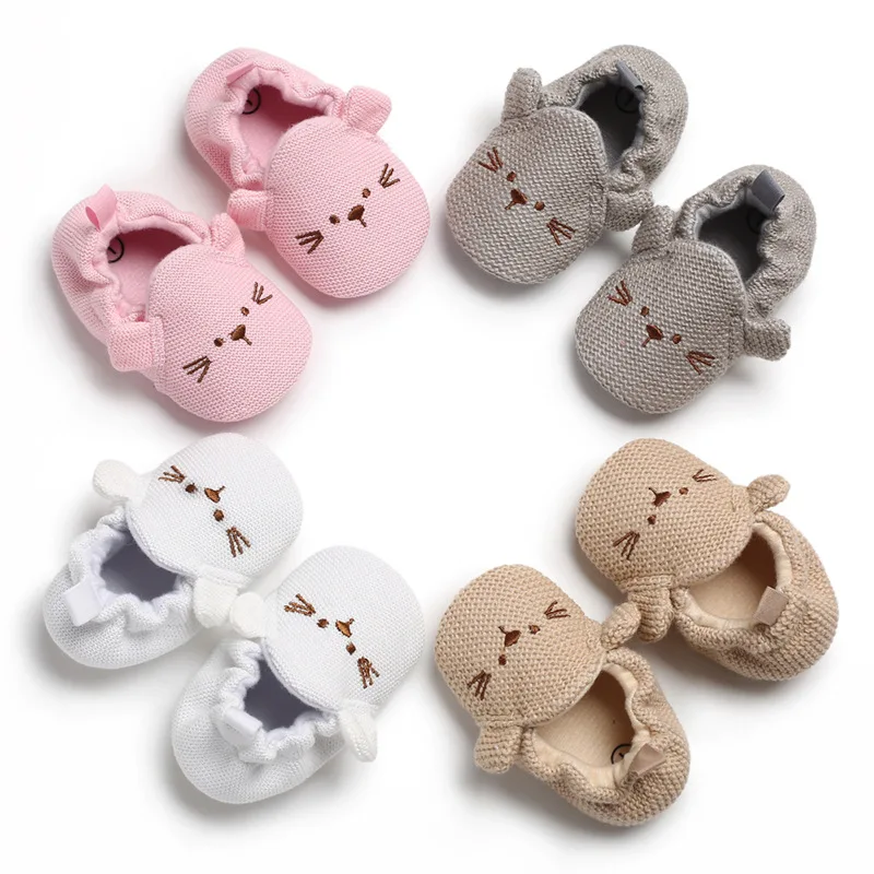 

Baby Cute Shoes Mouse Panda Cartoon Pattern Soft Cotton Sole Baby Shoes 2024 New Arrival Baby Fashion Girl Shoes 6-12-18 Months