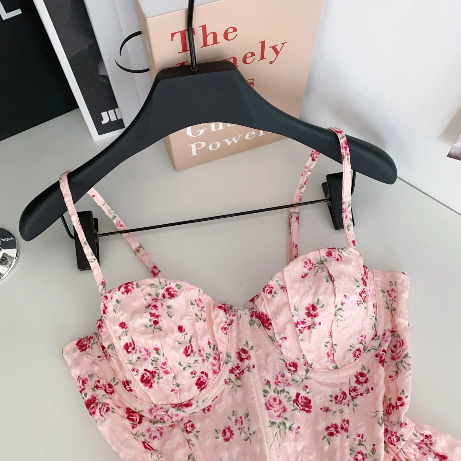 Sexy Slim Corset ruffle print Chic Korean Camis Tank Top Basic Fashion Off Shoulder Summer Women Clothing 59 S62c8c911ba7640b0b485e55f90b0b822B