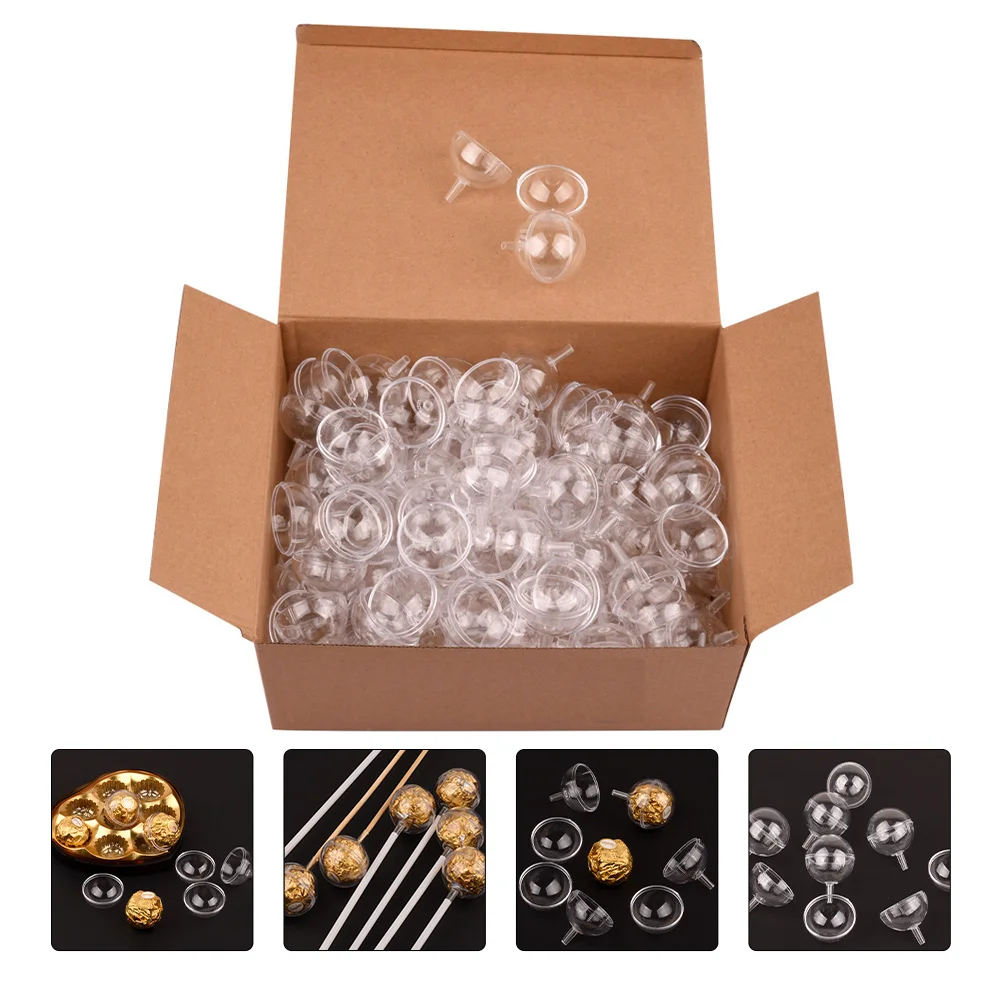 100 Pcs Chocolate Cup Plastic Candy Wrapper Balls Hollow Paper Transparent Cups DIY
100 Pcs Chocolate Cup Plastic Candy Wrapper Balls Hollow Paper Transparent Cups DIY