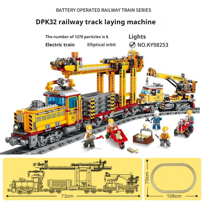Train City Train Track Electric Model Children's Assembly Puzzle Block Toys Wholesale 98223
Train City Train Track Electric Model Children's Assembly Puzzle Block Toys Wholesale 98223