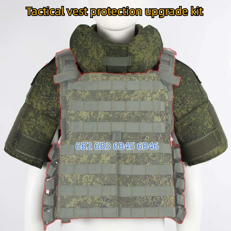 Тактический Защитный Жилет Warrior, улучшенный комплект для тактического жилета, защита для плеч и шеи, армированный корпус серии 6b
Тактический Защитный Жилет Warrior, улучшенный комплект для тактического жилета, защита для плеч и шеи, армированный корпус серии 6b