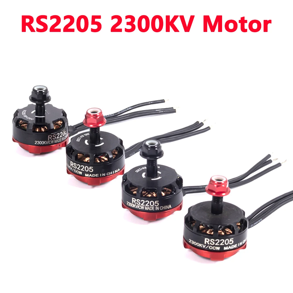 

RS2205 2205 2300KV CW CCW Brushless Motor compatible LittleBee 20A/30A ESC for FPV RC QAV250 X210 Racing Drone Multicopter