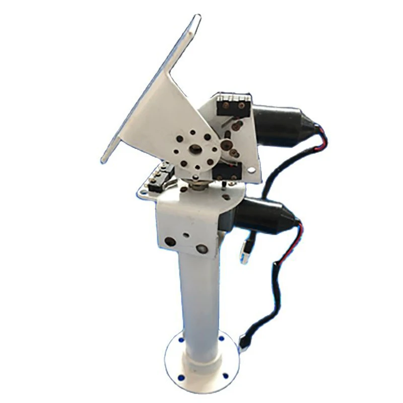 DC Dual Axis Pan Tilt Solar Tracking Monitor Robot With Large Load And High Torque All Metal X-Axis And Y-Axis Equipment
DC Dual Axis Pan Tilt Solar Tracking Monitor Robot With Large Load And High Torque All Metal X-Axis And Y-Axis Equipment