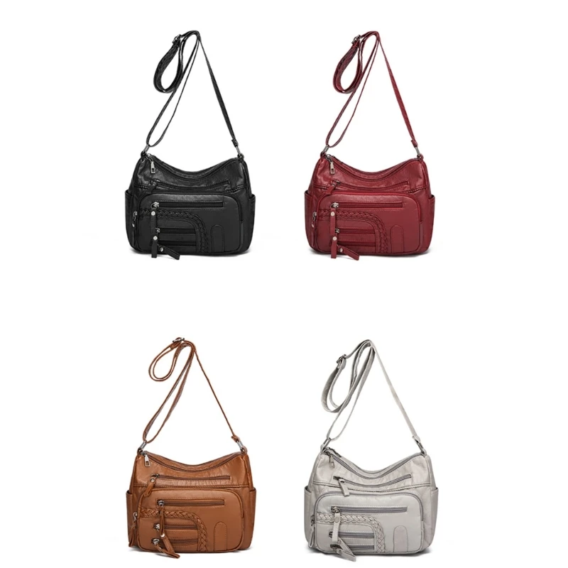 PU Bag Large Capacity Soft Leather Shoulder Bag for Women Versatile Trendy Bag Multi Pocket Large Capacity Crossbody Bag
PU Bag Large Capacity Soft Leather Shoulder Bag for Women Versatile Trendy Bag Multi Pocket Large Capacity Crossbody Bag