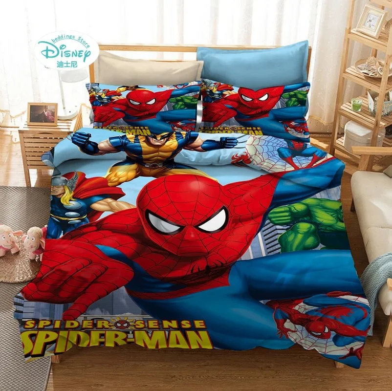 Printing Disney Marvel Duvet Cover Sets Quilt Cover Digital Cartoon Spiderman Kids Bedding Set Pillowcase Boy Adult Gift
Printing Disney Marvel Duvet Cover Sets Quilt Cover Digital Cartoon Spiderman Kids Bedding Set Pillowcase Boy Adult Gift
