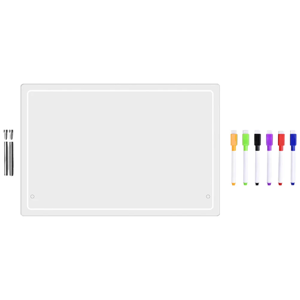 Office Desk Clear Acrylic Writing Board Tabletop Memo Message Daily Planner Board Practice Whiteboard
Office Desk Clear Acrylic Writing Board Tabletop Memo Message Daily Planner Board Practice Whiteboard