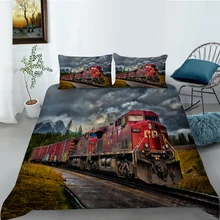 European Pattern Hot Sale Bed Linen Soft Bedding Set 3d Digital Train Printing 2/3pcs Duvet Cover Set ES/DE/EU/US Size
European Pattern Hot Sale Bed Linen Soft Bedding Set 3d Digital Train Printing 2/3pcs Duvet Cover Set ES/DE/EU/US Size