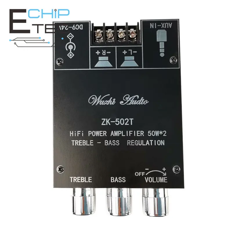 FS ZK-502T TPA3116D2 Bluetooth 5,0 панель усилителя сабвуфера 2,0 каналов 2*50 Вт бас усилитель высокой мощности аудио стерео усилитель плата
FS ZK-502T TPA3116D2 Bluetooth 5,0 панель усилителя сабвуфера 2,0 каналов 2*50 Вт бас усилитель высокой мощности аудио стерео усилитель плата